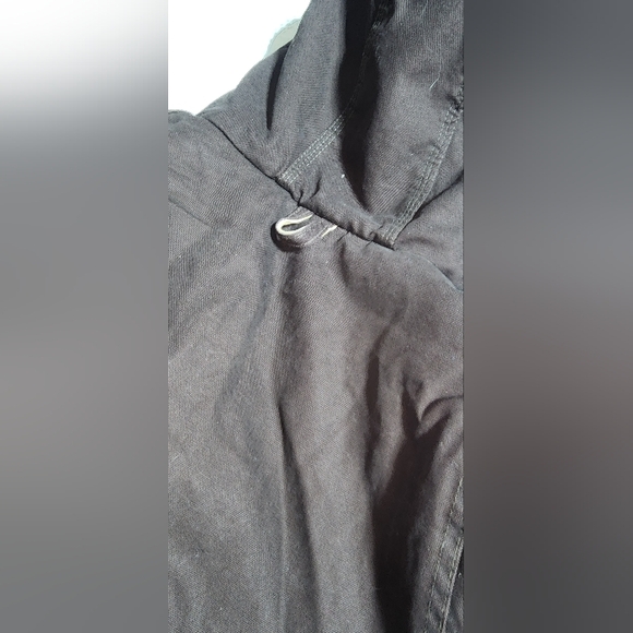 SMITHS EUC WOMEN'S SZ LARGE  14/16 DUCK CANVAS ZIPUP HOODED JACKET COAT - Picture 10 of 10